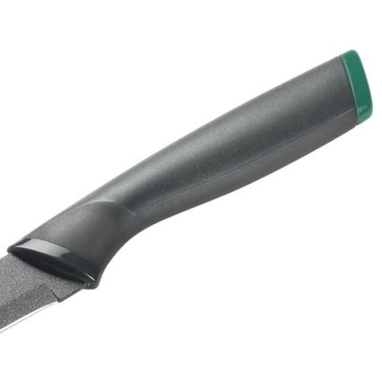 Tefal - Faca de trinchar em aço inoxidável FRESH KITCHEN 9 cm cinzento/verde