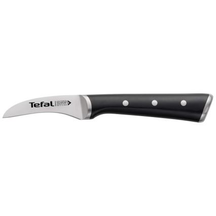 Tefal - Faca de trinchar em aço inoxidável ICE FORCE 7 cm cromado brilhante/preto