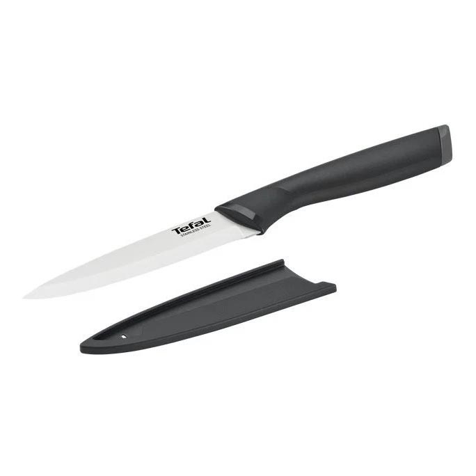 Tefal - Faca universal em aço inoxidável COMFORT 12 cm cromado brilhante/preto