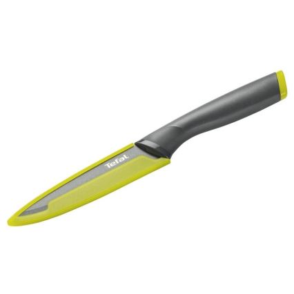 Tefal - Faca universal em aço inoxidável FRESH KITCHEN 12 cm cinzento/verde