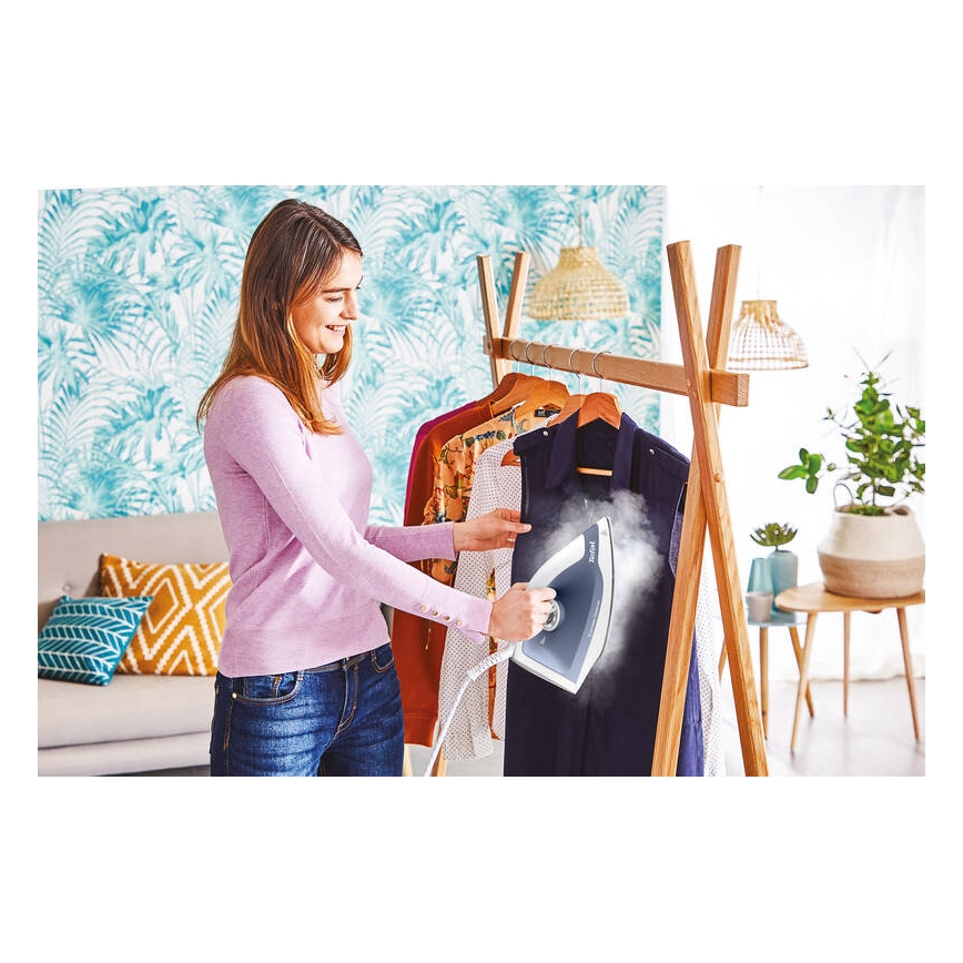 Tefal - Ferro com caldeira EXPRESS OPTIMAL 2200W/230V azul