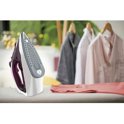 Tefal - Ferro de engomar EXPRESS STEAM 2400W/230V borgonha