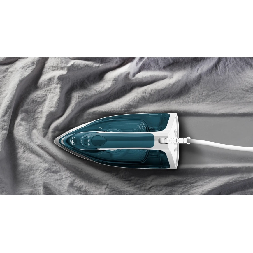 Tefal - Ferro de engomar EXPRESS STEAM 2400W/230V turquesa
