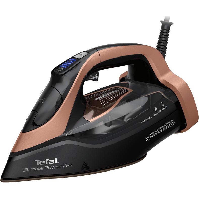 Tefal - Ferro de engomar ULTIMATE POWER 3200W/230V cobre/preto