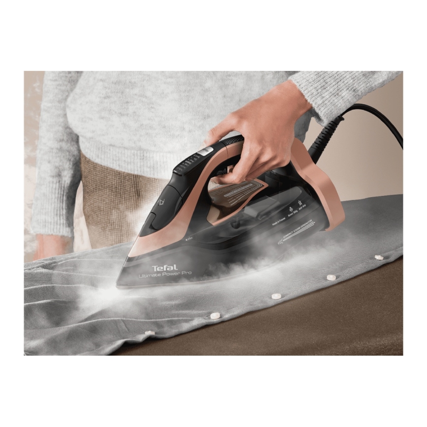 Tefal - Ferro de engomar ULTIMATE POWER 3200W/230V cobre/preto