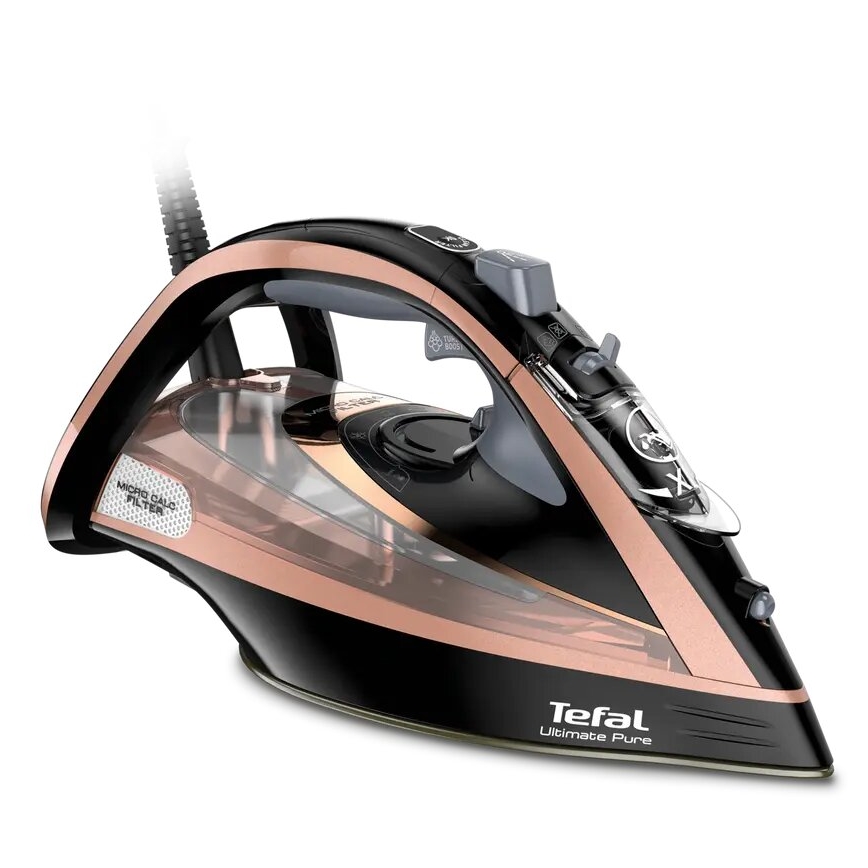 Tefal - Ferro de engomar ULTIMATE PURE 3000W/230V cobre/preto