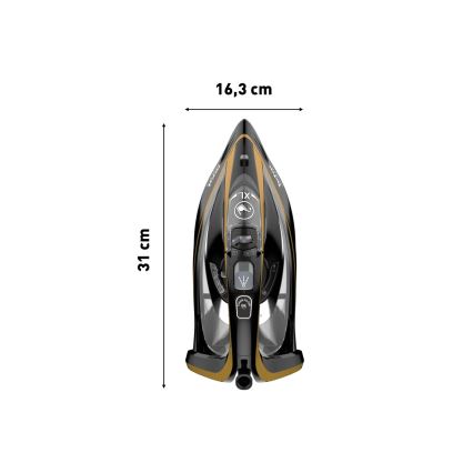 Tefal - Ferro de engomar ULTIMATE PURE 3000W/230V dourado/preto