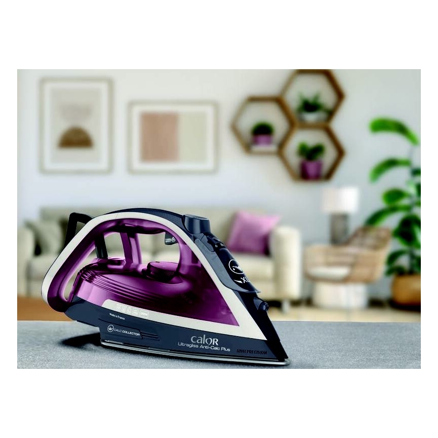 Tefal - Ferro de engomar ULTRAGLISS PLUS 2800W/230V borgonha/cinzento