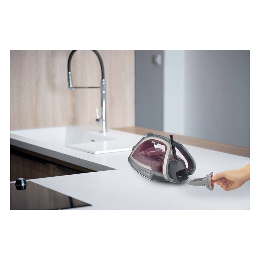 Tefal - Ferro de engomar ULTRAGLISS PLUS 2800W/230V borgonha/cinzento