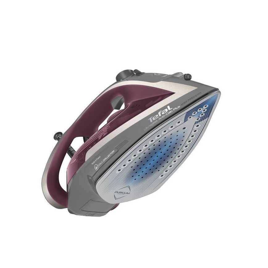 Tefal - Ferro de engomar ULTRAGLISS PLUS 2800W/230V borgonha/cinzento