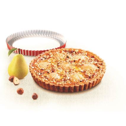 Tefal - Forma de bolo com base removível DELIBAKE 28 cm vermelho