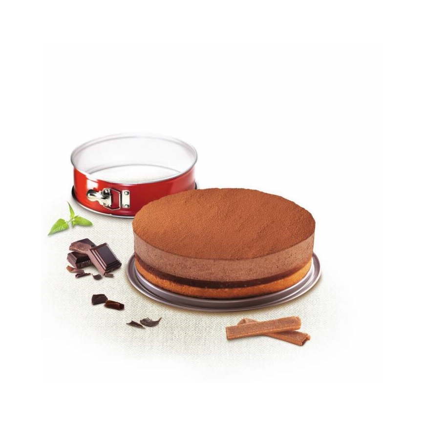 Tefal - Forma de bolo rebatível DELIBAKE 19 cm vermelho