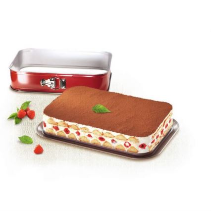 Tefal - Forma de bolo rebatível DELIBAKE 36x24 cm vermelho