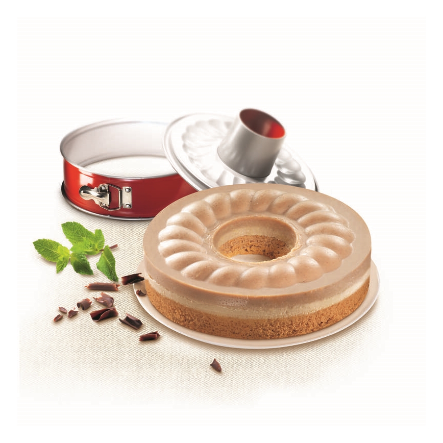 Tefal - Forma rebatível Savarin DELIBAKE 27 cm vermelho