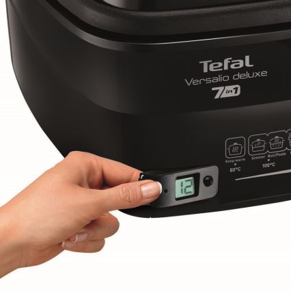 Tefal - Fritadeira 2 l VERSALION DE LUXE 7em1 1600W/230V preto