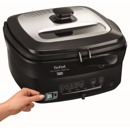 Tefal - Fritadeira 2 l VERSALION DE LUXE 7em1 1600W/230V preto
