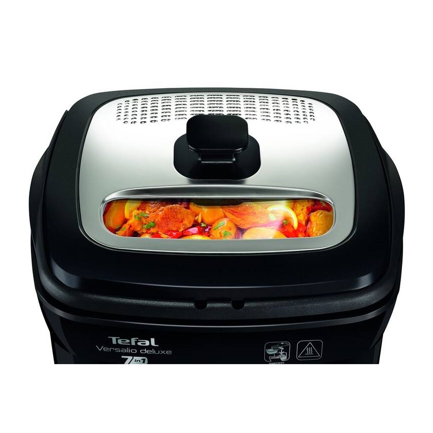 Tefal - Fritadeira 2 l VERSALION DE LUXE 7em1 1600W/230V preto