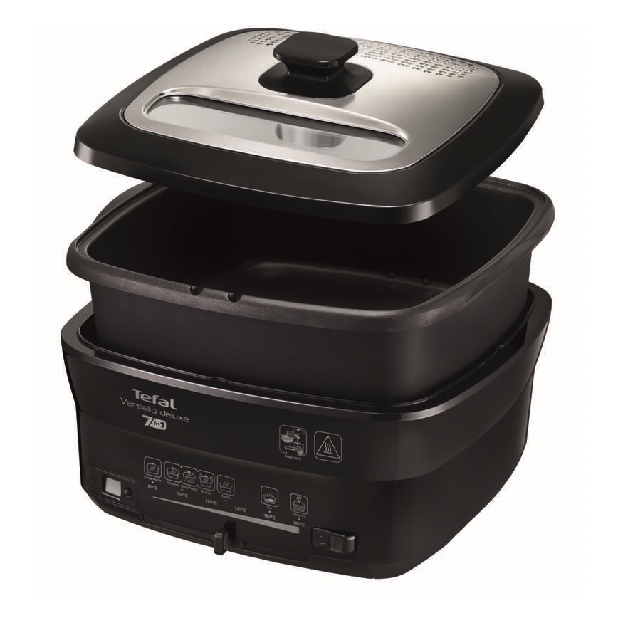 Tefal - Fritadeira 2 l VERSALION DE LUXE 7em1 1600W/230V preto