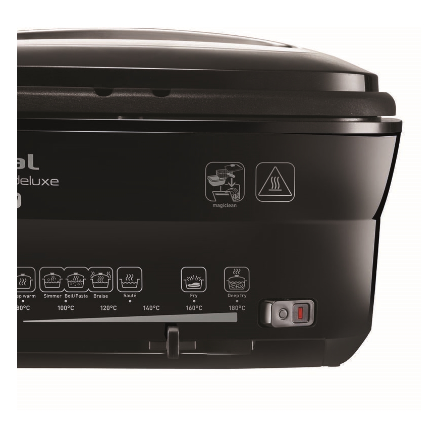 Tefal - Fritadeira 2 l VERSALION DE LUXE 7em1 1600W/230V preto