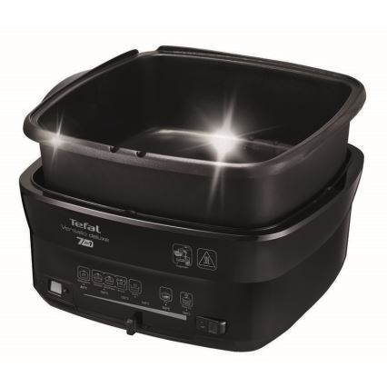 Tefal - Fritadeira 2 l VERSALION DE LUXE 7em1 1600W/230V preto