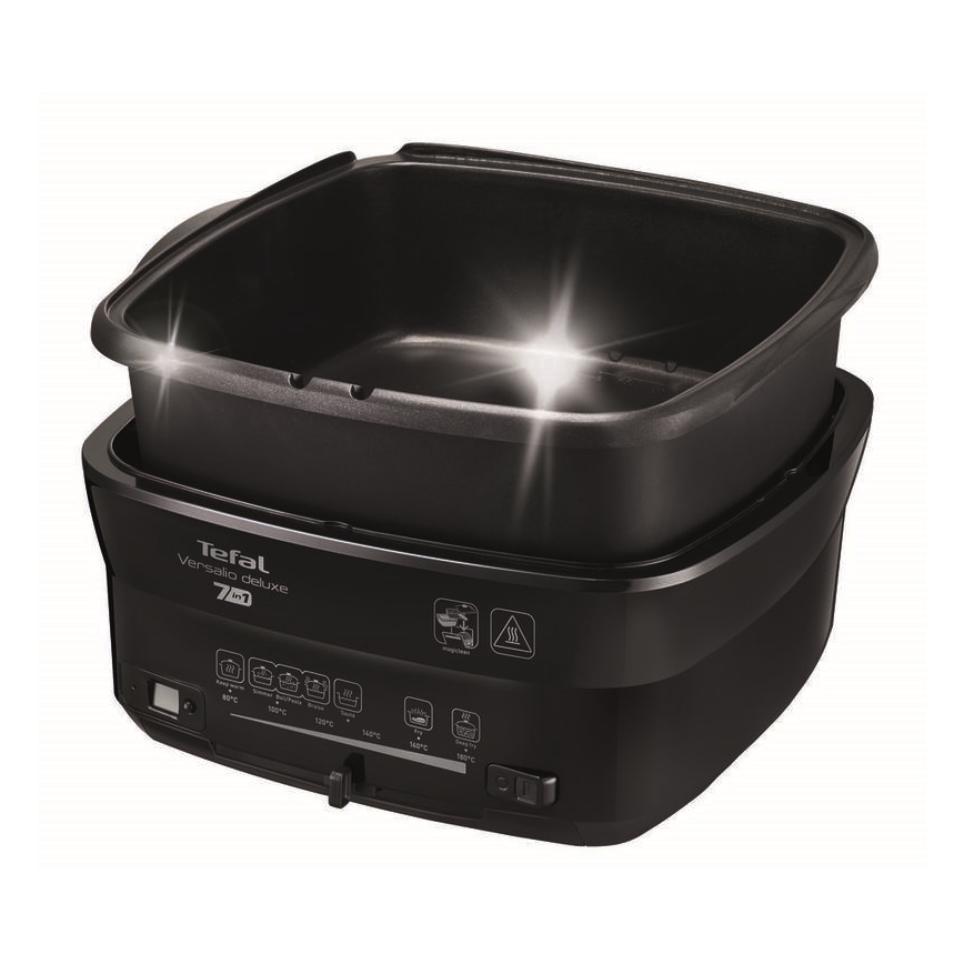 Tefal - Fritadeira 2 l VERSALION DE LUXE 7em1 1600W/230V preto