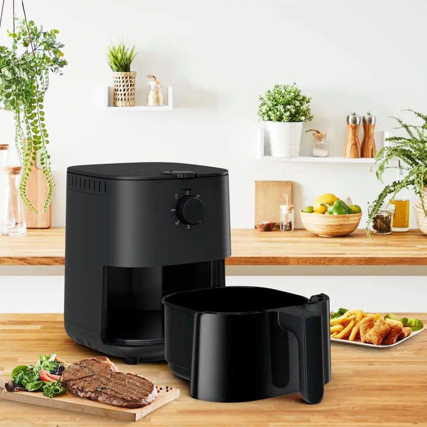 Tefal - Fritadeira de ar quente 3,5 l EASY FRY&GRILL 1030W/230V preto