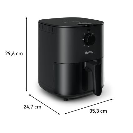 Tefal - Fritadeira de ar quente 3,5 l EASY FRY&GRILL 1030W/230V preto
