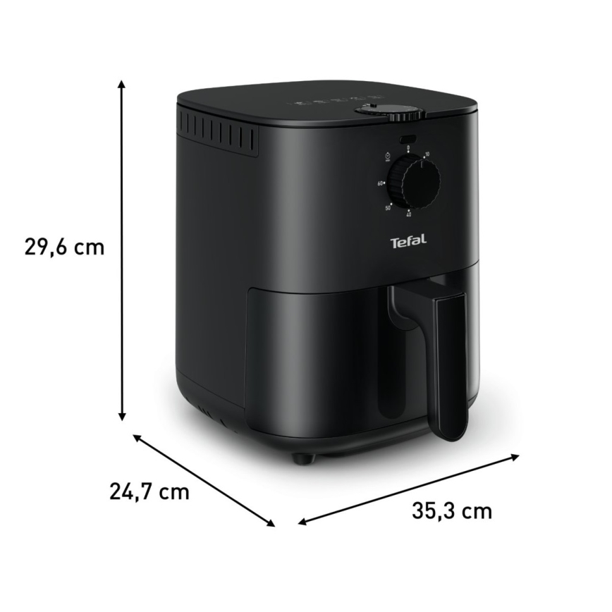 Tefal - Fritadeira de ar quente 3,5 l EASY FRY&GRILL 1030W/230V preto