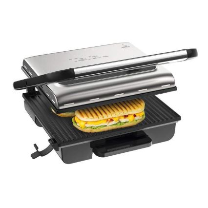 Tefal - Grelhador de contacto INICIO 2000W/230V preto/aço inoxidável