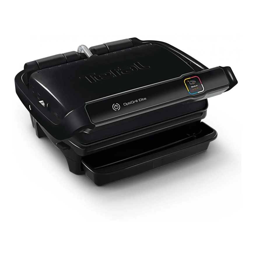 Tefal - Grelhador de contacto OPTIGRILL ELITE 2000W/230V preto