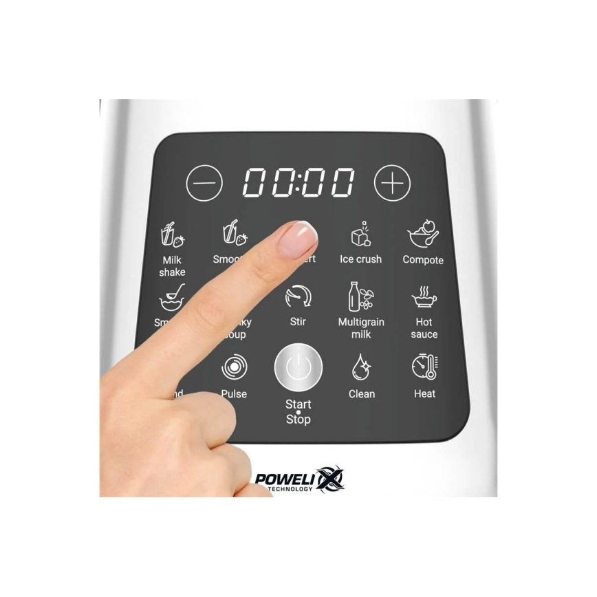 Tefal - Liquidificadora  2 l PERFECTMIX+ 1400W/230V cromado mate