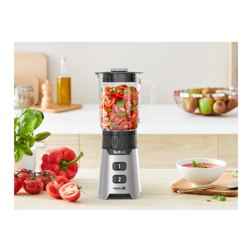 Tefal - Liquidificadora  BLENDFORCE 400W/230V aço inoxidável/preto