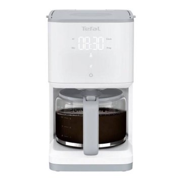 Tefal - Máquina de café com visor LCD SENSE 1000W/230V branco