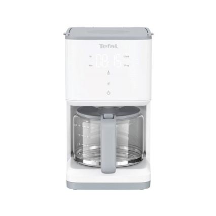 Tefal - Máquina de café com visor LCD SENSE 1000W/230V branco