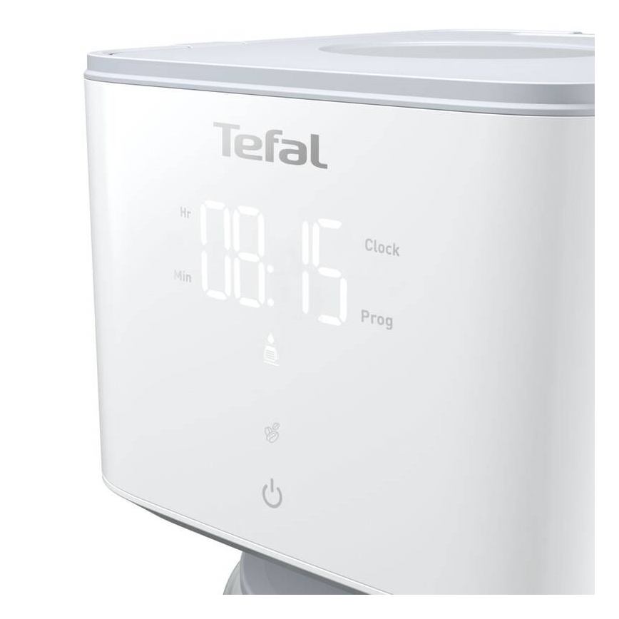 Tefal - Máquina de café com visor LCD SENSE 1000W/230V branco