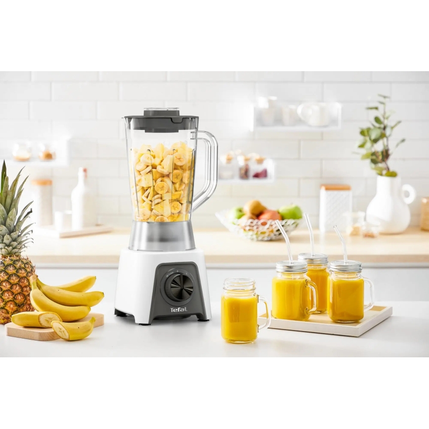 Tefal - Misturadora de mesa 1,5 l BLENDEO+ 450W/230V cinzento/branco