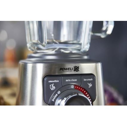 Tefal - Misturadora de mesa 2 l PERFECTMIX+ 1200W/230V cromado mate/preto