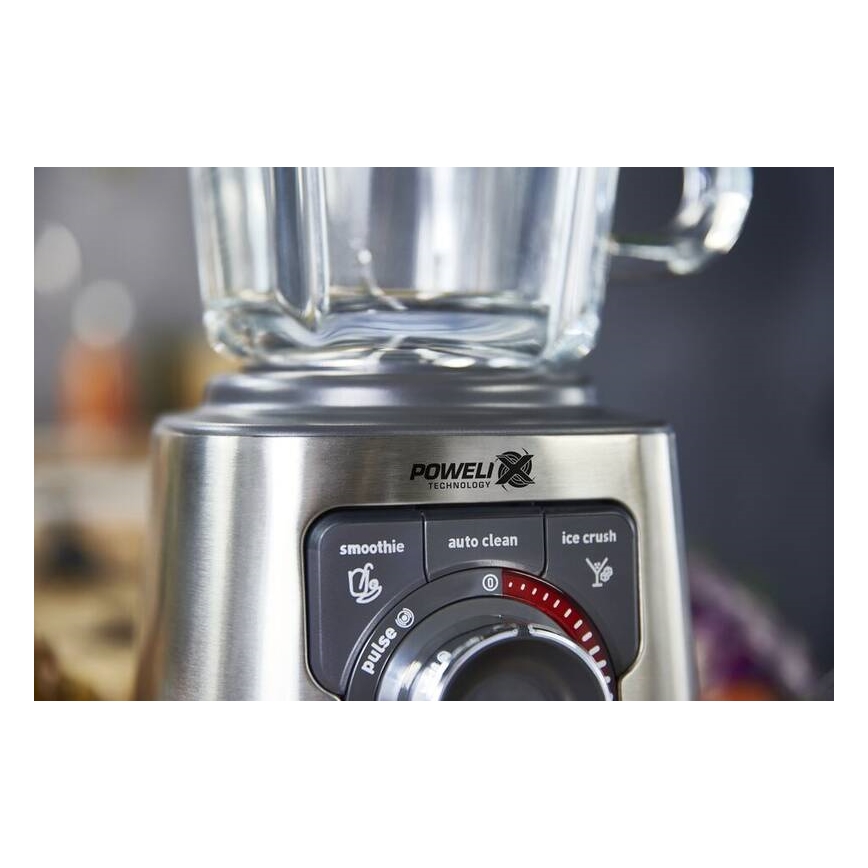 Tefal - Misturadora de mesa 2 l PERFECTMIX+ 1200W/230V cromado mate/preto