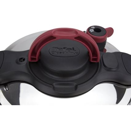 Tefal - Panela de pressão 6 l CLIPSO MINUT EASY aço inoxidável