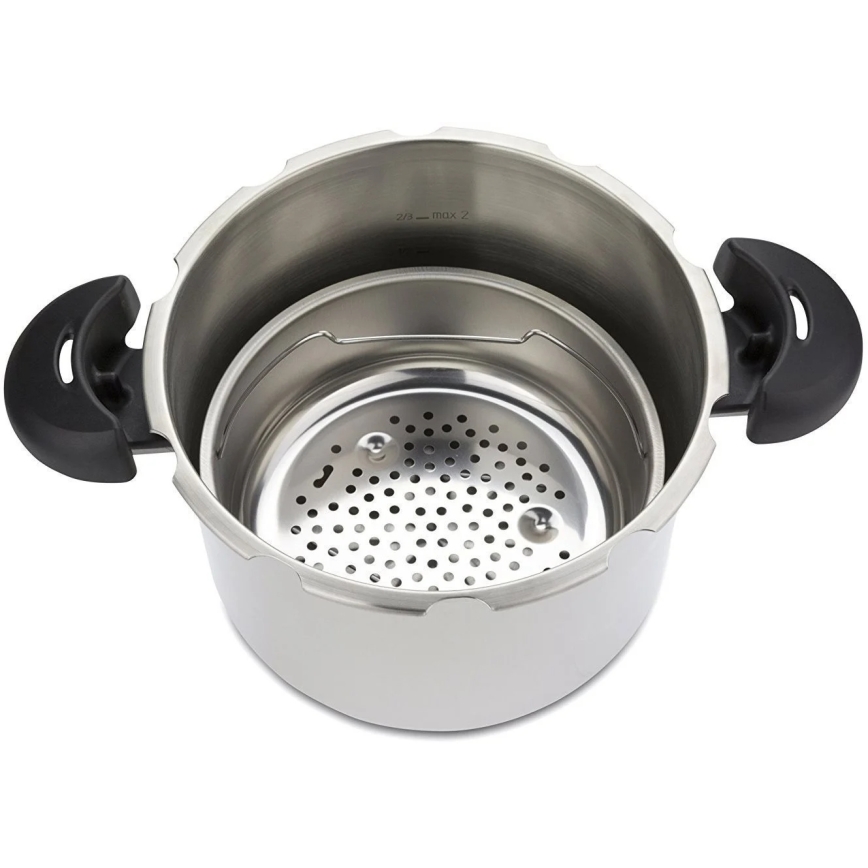 Tefal - Panela de pressão 6 l CLIPSO MINUT EASY aço inoxidável