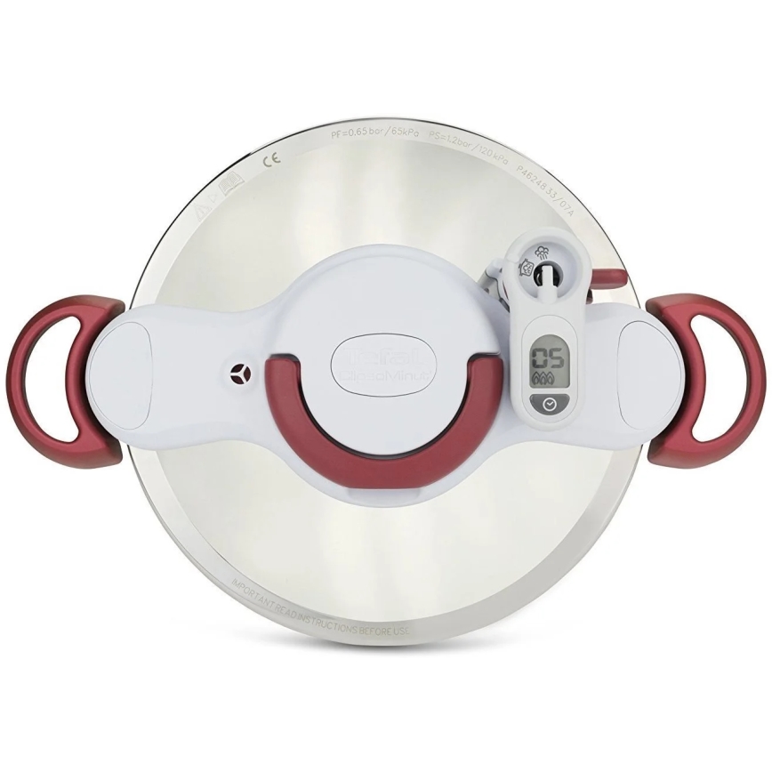 Tefal - Panela de pressão 6 l CLIPSO MINUT PERFECT aço inoxidável