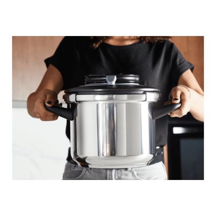 Tefal - Panela de pressão CLIPSO+ CHEF 6 L em aço inoxidável
