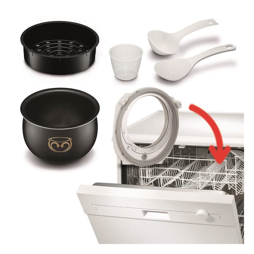 Tefal - Panela elétrica multifunções FUZZY 750W/230V