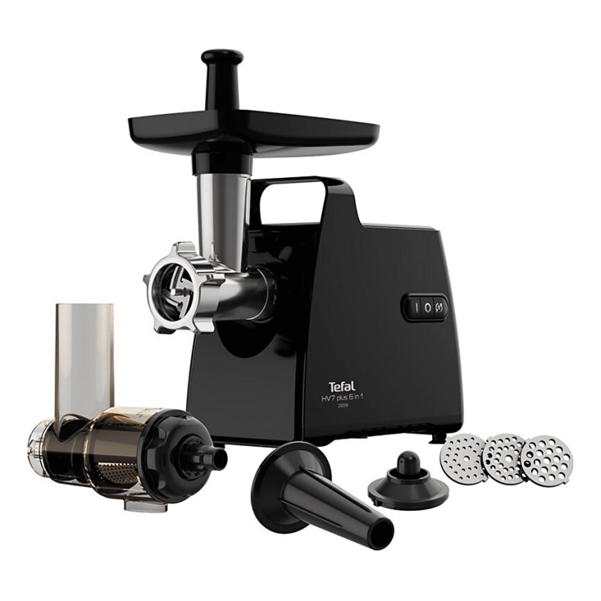Tefal - Picador de carne 6em1 2000W/230V preto