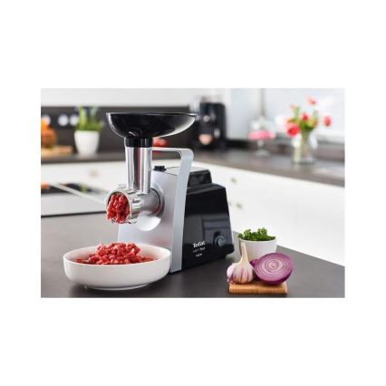 Tefal - Picador de carne 7em1 1400W/230V preto/prateado