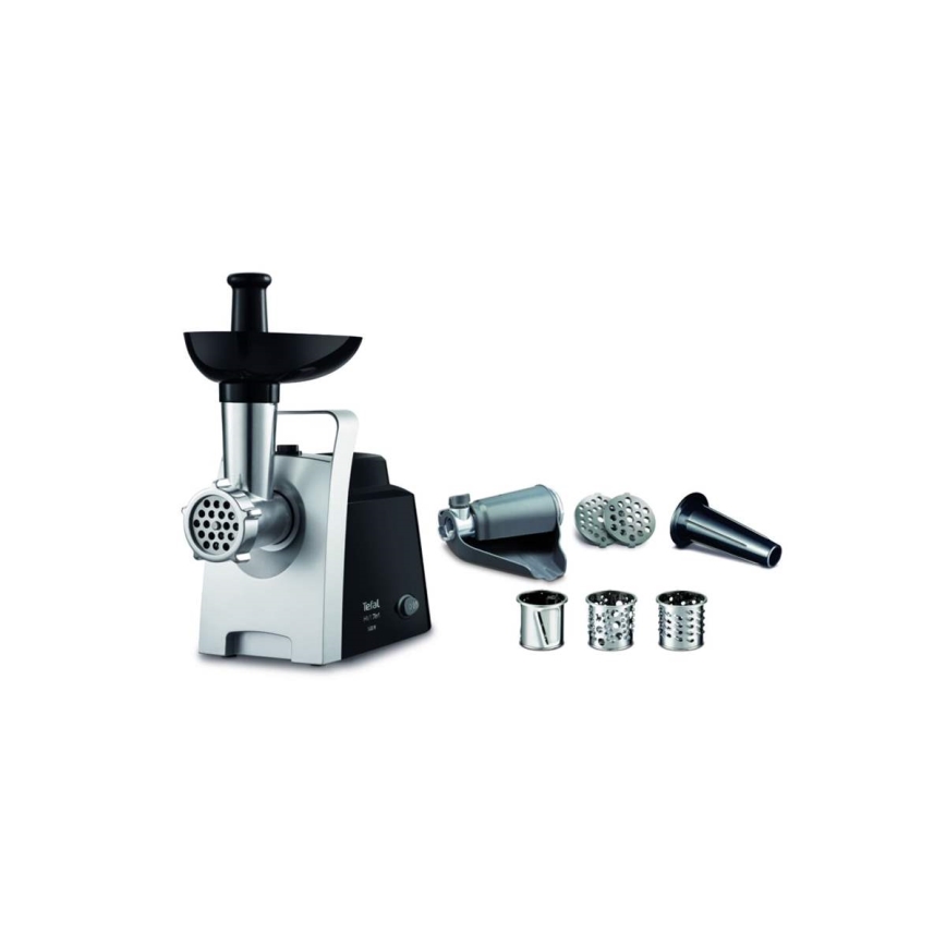 Tefal - Picador de carne 7em1 1400W/230V preto/prateado