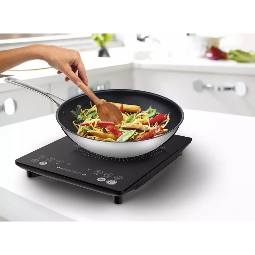 Tefal - Placa de indução EVERYDAY SLIM 2100W/230V preto