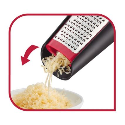 Tefal - Ralador manual de dupla face INGENIO aço inoxidável/preto