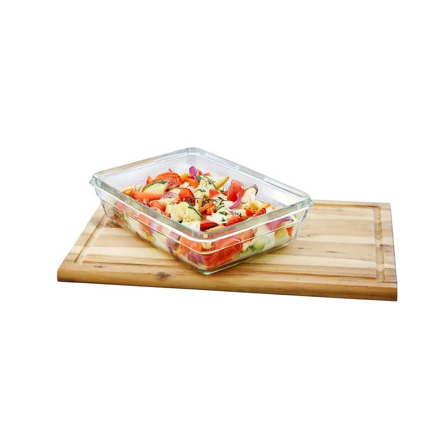 Tefal - Recipiente para alimentos 0,45 l MSEAL GLASS vermelho/copo