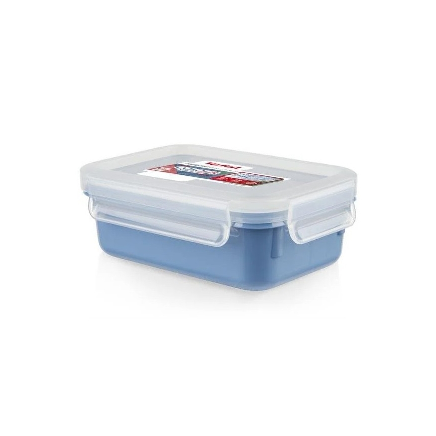 Tefal - Recipiente para alimentos 0,55 l MSEAL COLOR azul